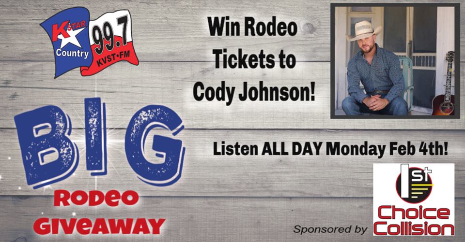 Cody Johnston Giveaway